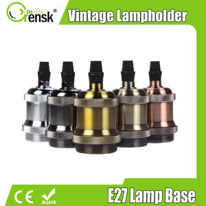 E27 đèn tự làm cơ sở nhôm E26 lampholder Retro 220V Đèn Thả Công NghiệP Bộ chuyển đổi phù hợp đồng cổ phù hợp với đui đèn vặn cho đèn cố định trang trí nội thất