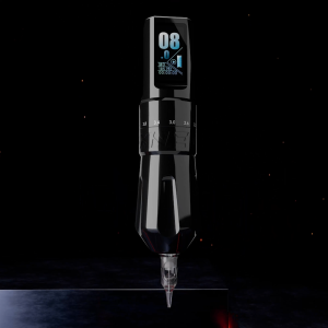 XNET ปากกาเครื่องสักไร้สาย 2.0-42mm ปรับแต่งจังหวะมอเตอร์ปากกาทำงานสำหรับการแต่งหน้ารอยสัก