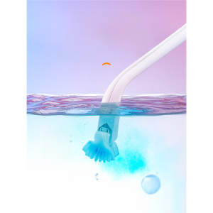 Disposable Toilet Brush Set Home Use Bathroom Cleaning Tool Dissolvable Replaceable Head Stain Removal No Dead Angles Plastic