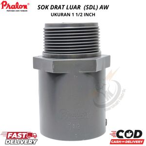 SDL 1½" AW /VALVE SOCKET 1½" AW / SOCK DRAT LUAR 1½" AW(MEREK PRALON BAHAN PVC TEBAL SEPERTI RUCIKA)