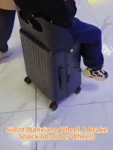 SAFARI Kids Multi-Function 20" Luggage - Carry-On Suitcase Password Protection