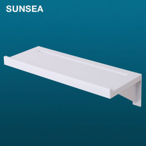 Adhesive One-Row Shelf Bathroom Kitchen Storage Rack Creative Tray Wall-Mounted No-Drilling Required Organizer Holder