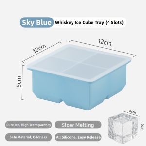 DEMING | Large Food Grade Silicone Ice Cube Mold