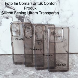 Soft Case Xiaomi Redmi 10T/ 12 4G/ 6A/Redmi Note 8/ 10S/ 10 4G/ 8 Pro/ 10 Pro/ 9 Pro Silicon Clear Hitam Transparan Space Original all Type Fino Acc