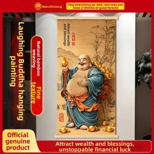 WANSHIXIANG | Buddha Bamboo Hanging Art Wealth Attraction