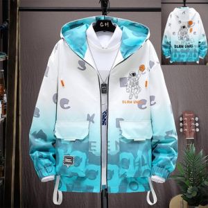 Áo Khoác Bé Trai Học Sinh Cấp Hai 12 Tuổi Áo Jacket Bé Trai Thanh Thiếu Niên 13-14 Áo Mùa Xuân Thu Học Sinh Cấp Ba 15 Sành Điệu