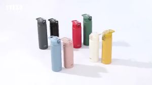 TYESO Color Lid Sports 600ml-750ml (Sky Blue) Vacuum Insulated Stainless Steel Tumbler Drinking Flask