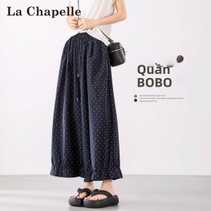La Chapelle | Quần Dài 3/4 In Hoa Vẽ Chấm