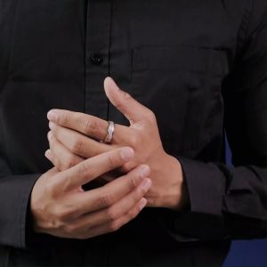 Racabel Altis Ring - Cincin Pria Wanita Titanium Elegan Keren Anti Karat Asli Original