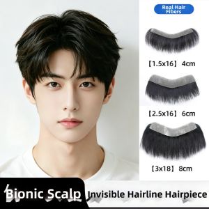Weiwei | Invisible Lightweight Frontal Hairpiece for Men