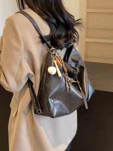 MOUSSON  กระเป๋าสะพายไหล่ผู้หญิงกระเป๋าสะพายข้าง Millard กระเป๋าโท้ทแบบวินเทจความจุขนาดใหญ่อเนกประสงค์