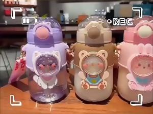 Sport water bottle nipple strap Air Bottle 700ML