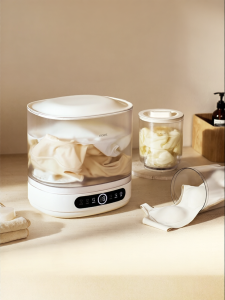 Three-Compartment Portable Mini Washing Machine