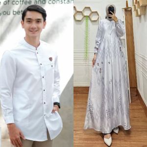COUPLE KANAYA.GAMIS AIRFLOW MIX CERUTY FREE PASMINA