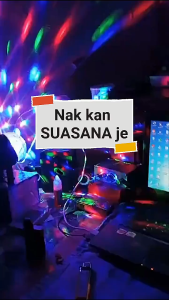 LED DISCO LIGHT For Room Lampu Bilik Laser Party Ball Mirror Disko Lamp Ikut Sound Club Parti Viral Warna Warni Beat Tidur Putar Sound Sensor Rentak Lagu Muzik Music Karaoke Desco DJ Kelip Kelip Lazer Murah Dance Studio 房间灯 酒吧灯 Stage Ktv Strobe Pub