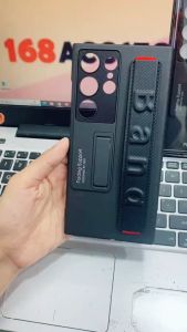 Case SAMSUNG Galaxy S24 Ultra Cover Casing Stand holding Grip Strap Band Hybrid Anti Slip