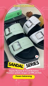 BAREL - Wilona sandal Wanita Platform sandal slides slop kasual wanita