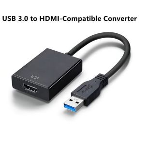 1080P USB 3.0 to HDMI-Compatible Converter Multi Display Graphic Adapter for PC Laptop Projector HD External Video Card