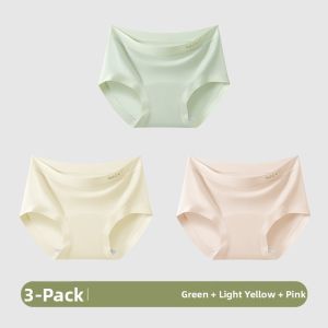 Antibacterial Seamless Cotton Briefs