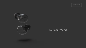 【6 Month Warranty】﻿﻿Original Jabra Elite 75T Headset Original High Quality True Wireless Earphones With Mic Noise Cancellation Waterproof Bluetooth Earphones Gaming Earbuds Type-C Earphone Sleep Headphones