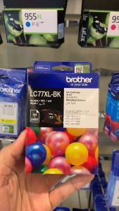 ตลับหมึกอิงค์เจ็ท Brother LC-77XL BK ใช้กับปริ้นเตอร์ Brother รุ่น MFC-J5910DW/MFC-J6710/MFC-J6910