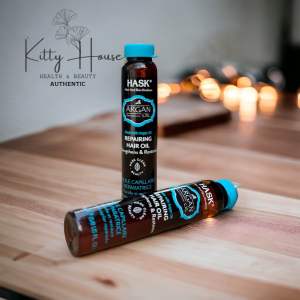 Dầu dưỡng tóc Hask Argan Oil Repairing Shine Oil chai 18ml và 59ml