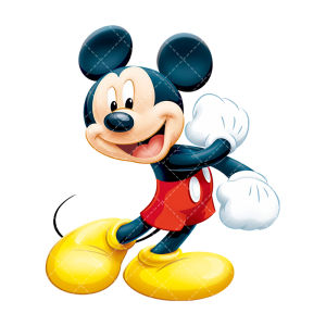 2PCS Disney Animation Mickey Mouse Pattern Heat Transfer Stickers Clothing Patch Washable Vinyl Stickers Fusible Patch