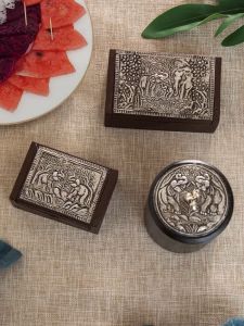 กล่องกลมใส่ไม้จิ้มฟัน กล่องใส่ไม้จิ้มฟัน ตลับกลมใส่ไม้จิ้มไฟ ตลับกลมเล็ก กล่องไม้กลมขนาดเล็ก LuckyThailand