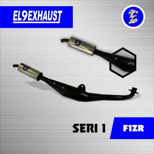 knalpot standar racing fizr force1 fiz r hitam tameng el9 racing