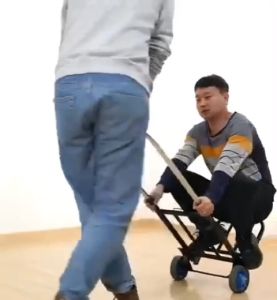 LY รถเข็น 2ล้อ รถเข็นแบบใส่ของ รถเข็นตลาด รุ่นเพิ่มความหนา พับได้จากจับมี รถเข็นลึก รถเข็น 2 ล้อ รถเข็นผัก 2 ล้อ รถเข็นผักตลาด