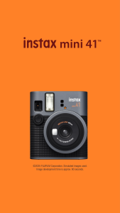 Máy Ảnh Chụp Lấy Liền Fujifilm Instax Mini 41 - Bảo Hành 12 Tháng (Máy Lẻ - Không Kèm Film)