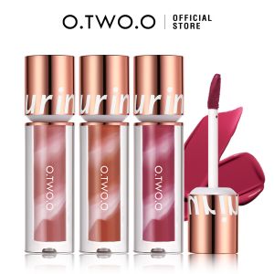 [LOCAL SHIPPING] O.TWO.O lollipop lip Glaze  Super Transferproof Non-stick Lightweight Kissproof Liquid Lipstick Matte Lip Tint Waterproof Non-Fading Lipstick Long Lasting 2.5g