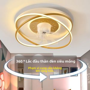 Chigo | 360 Degree Swivel Ceiling Fan Light for Living Room and Bedroom