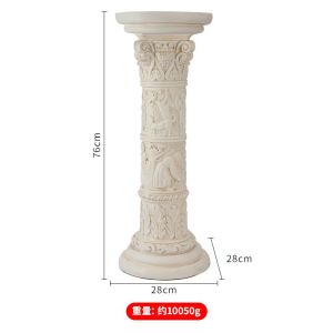 Roman Column Flower Pot European Style Decorative Accessories Wedding Ceremony Props Garden Courtyard Balcony Decorations