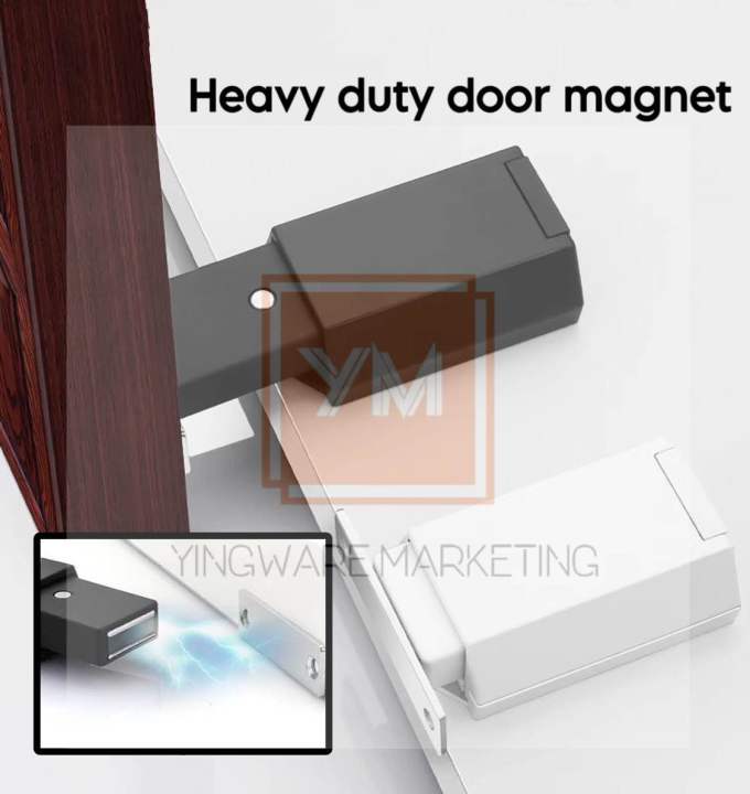 Heavy duty push to open latch catch hidden door