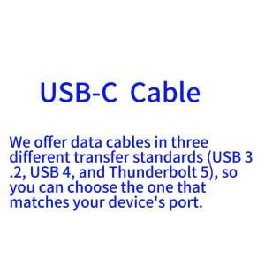 USB-C Data Transfer Full-Featured Cable 8K/16K PD240W Fast Charging Cable  for Thunderbolt 5/4/3 Phone Tablet Laptop Macbook Pro