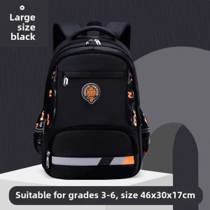 Spine Protection Schoolbag for Primary School Students Boys 1345 Grade 6 K-style Large Capacity Waterproof Lightweight Kids Backpack