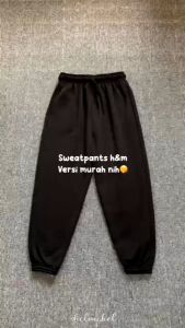 Atjin- Celana Joger Pants Training Pria Wanita Premium Fleece [12 Warna]