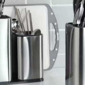 Universal stainless steel kitchen knife holder storage multifunctional kitchen workbench storage knives and chopsticks