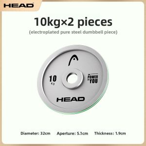 HEAD | Hollow Large Bore Solid Barbell Discs Fitness Set