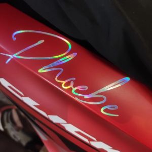 Customized name vinyl sticker (For souvenir helmet motorcycle car tumbler phone laptop etc.)