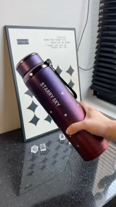 Denaistore Termos Gradasi Silver Thermos Bahan Stainless Steell 304 Vacuum Cup Tahan Panas & Dingin 12 Jam 800ml