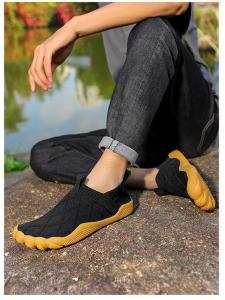 New Large Size Outdoor Casual Mens Sports Shoes Soft Fitness One-Step Walking Shoes Elderly Shoes Breathable Mesh Running Shoes