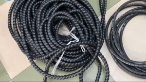 Lò Xo Nhựa Bọc dây vòi xịt tăng áp rửa xe bọc dây tuy ô thủy lực dây cáp điện bảo vệ dây chống mài mòn nhiều kích cỡ( size)