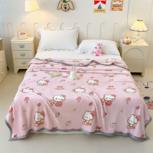 AIYUN | Cartoon Cinnamoroll Double-Sided Printing Milk Fleece Blanket