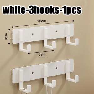 Slim Fit Aluminum Alloy Wall Hook Flush Mounting No Bulge Perfect for Entryway Coat Hat and Personal Daily Belongings Hanging