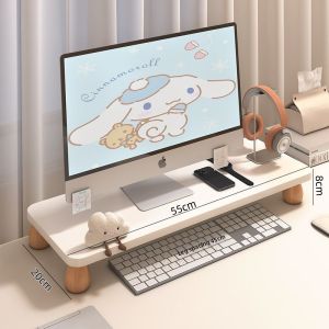 Raising Computer Display Stand Desktop Organizer