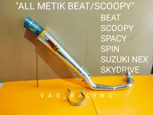 knalpot Racing DAENG SAI 4 untuk motor beat Scoopy spacy Suzuki Nex spin