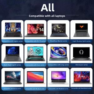 caibeike | Laptop Cooler Stand Press Air Cooling Silent for Gaming Laptops
