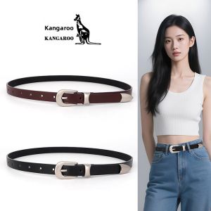 Kangaroo | Dây Nịt Da Đen Thời Trang & Đa Dụng